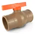Registro De Esfera Em Pvc Soldável 50mm Ll Ou 1 1 2 Higiban