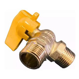 Registro De Gás Esfera Angular 90 Rosca 1 2 Npt M m Ou M f