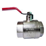 Registro Esfera Metal 2 1 2 Polegada Vazão Total Pn40 Dn65