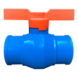 Registro Esfera Soldável 75mm Pvc Azul Unifortte