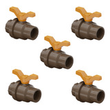 Registro Esfera Soldável União 50mm Tubo Pvc Liso Tigre 5 Pc