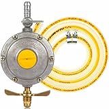 Registro Regulador Válvula De Gás Aliança 506 01 Doméstico Vazão De 2kg H 506 01 Com Mangueira 1 20m 