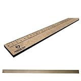 Régua 100 Cm Madeira Modelagem Estilista Corte Costura Fenix
