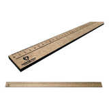 Régua 60 Cm Madeira Modelagem Estilista Corte Costura Fenix