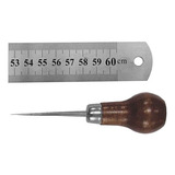 Régua 60cm 24 Polegada Aço Inox Profissional Agulhão Furar