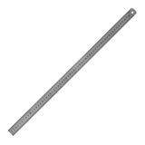 Régua 60cm 24 Polegadas Aço Inox Projetista Profissional 