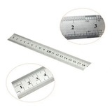 Régua 60cm 24 Polegadas Aço Inox Projetista Profissional 