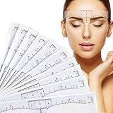 Régua Adesiva Design Sobrancelhas Micropigmentação Microblading Henna 10 Un