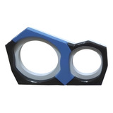 Régua Corneteira Moldura 1 Corneta E 1 Tweeter Pintura Lisa