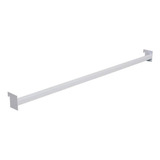 Régua De Aço Carbono 91cm Branco Para Gôndola Sa Gôndolas