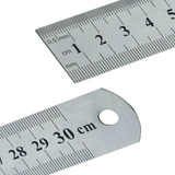 Regua De Aco Inox Western 973 30cm Un