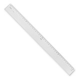 Régua De Acrílico 40 Cm Trident cm mm Ref 7140