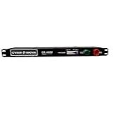 Regua De Energia Para Rack 19 Com 8 Tomadas Disjuntor E Amperímetro Cor Preto 127V 220V CVAM Profissional