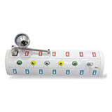 Régua De Gases Painel Para Leito 2 O2 2 Ar 1 Vac 13 Tomadas