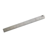 Régua De Metal 30cm Scrapbook Artesanato Desenho Toke E Crie