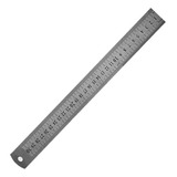 Régua De Metal Aço Inox 30 Cm Para Artesanato Nybc