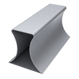 Régua De Pedreiro Aluminio Pratica Parabolica 2 Mt