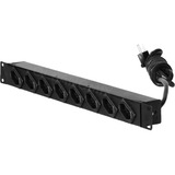 Regua De Tomadas P rack Telecom 19 8 Tomadas 20a Cabo 2 5mt