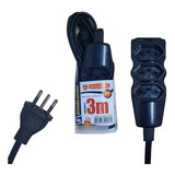 Régua Extensão Elétrica 3 Metros 2p t Qualidade Megatron