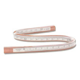 Régua Flexível Com Escala 80cm Trident 2280 Cor Outros