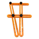 Régua Medidora Esquadro Multi Ângulo 4 Régua Bestfer Bfh2383