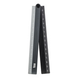 Régua Metálica 30 Cm Dobrável tris Holic All Black Tris