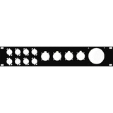 Régua Painel Para 1 Steck 32   4 Speakon   8 Xlr Reforçada