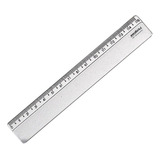 Regua Plastica Transparente 15 Cm Pacote C 25 Unds Atacado