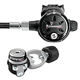 REGULADOR AQUA LUNG MODELO MIKRON PRETO ROSA YOKE