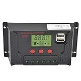 Regulador De Carga Solar Controlador De Carga Solar 20A PWM 12V 24V Regulador Automático De Controlador De Painel Solar Controladores De Energia