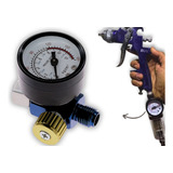Regulador De Pressao 1 4 Para Pistola Pneumatica Pintura Psi