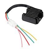 Regulador De Tensão Regulador De Tensão Retificador De 4 Fios Regulador De Voltagem Retificador Para Motocicleta Barco Motor Quadriciclo GY6 50 150 Cc