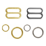 Regulador E Argola Sutiã 50 Pares Metal 13mm 1 Linha