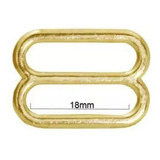 Regulador E Argola Sutiã 50 Pares Metal 18mm 1 Linha