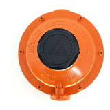 Regulador Gás Aliança 76511 01 12kg h 2 Estágio Laranja
