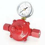 Regulador Industrial De Gás Alta Pressão Verm 9kg h 1 2 Fxf