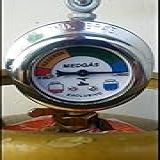 Regulador Registro De Gás 13kg 2 Saída Dupla Com Manômetro