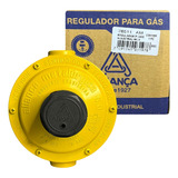 Regulador Registro Válvula Gás 12kg h Amarelo Aliança 76511
