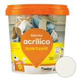 Rejunte Acrílico 1kg Branco Quartzolit