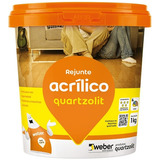 Rejunte Acrílico 1kg Pronto Quartzolit Branco