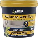 Rejunte Acrílico Fortaleza Para Porcelanato Preto Pote Com 1kg
