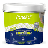 Rejunte Acrílico Portokoll 1kg Cinza Platina