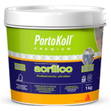 Rejunte Acrílico Premium Branco Brilhante 1kg Portokoll