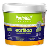 Rejunte Acrílico Premium Portokoll 1 Kg Cinza Artico