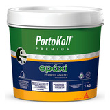 Rejunte Epóxi Porcelanato Portokoll 1kg Preto Intenso