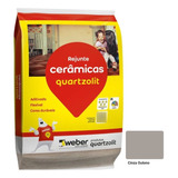 Rejunte Flexível 1kg Cinza Outono Quartzolit Cerâmicas