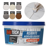 Rejunte Líquido Acrílico 700g Seca Rápido Bautech Cores