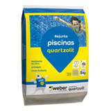 Rejunte Para Piscina Azul Celeste 5kg Quartzolit