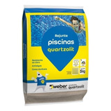Rejunte Piscina Quartzolit 5kg Cinza Platina