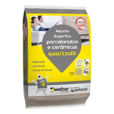 Rejunte Porcelanato Super Fino 1kg Cinza Urbano Quartzolit